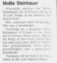 mollie steinhauer obit mollie steinhauer obit